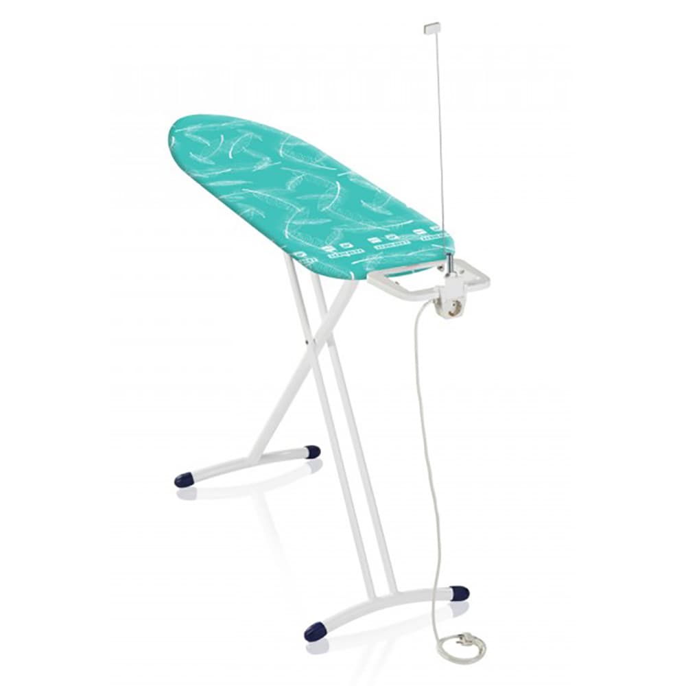 Masa de calcat LEIFHEIT AirBoard M Solid Plus 404315, alb-albastru