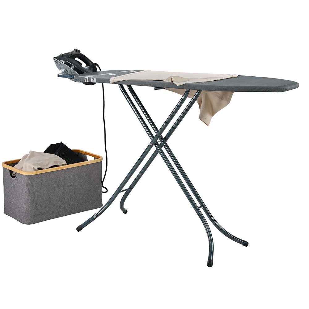 Masa de calcat LEIFHEIT Classic 72486, 120x38, M, negru-gri inchis