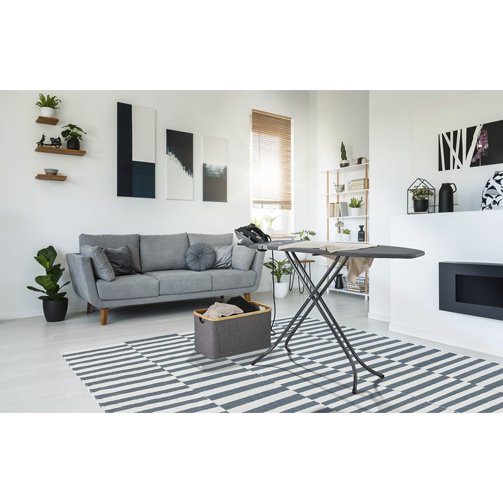 Masa de calcat LEIFHEIT Classic 72486, 120x38, M, negru-gri inchis