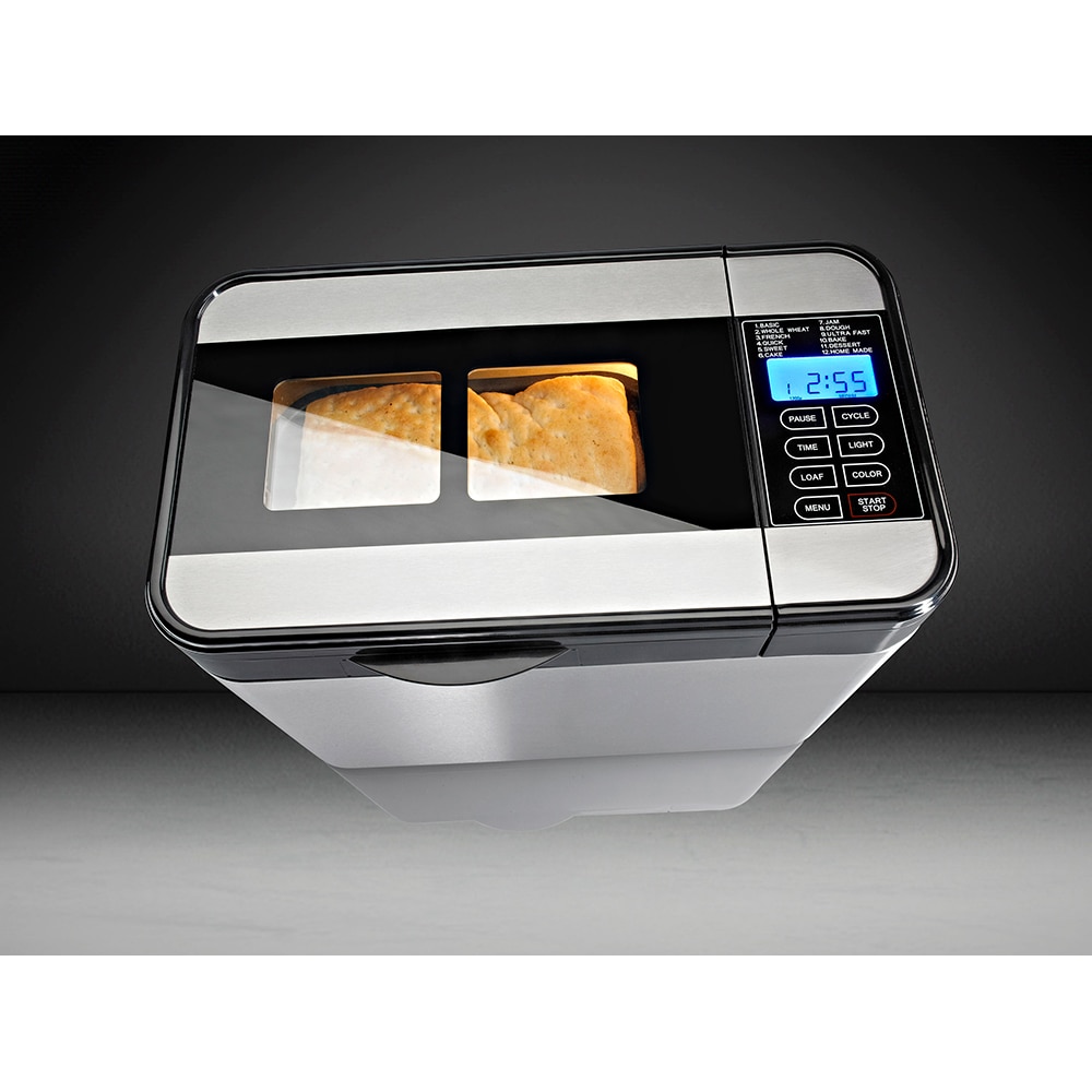 Masina de copt paine GORENJE BM1400E, 1.4kg, 12 programe, 815W, argintiu-negru