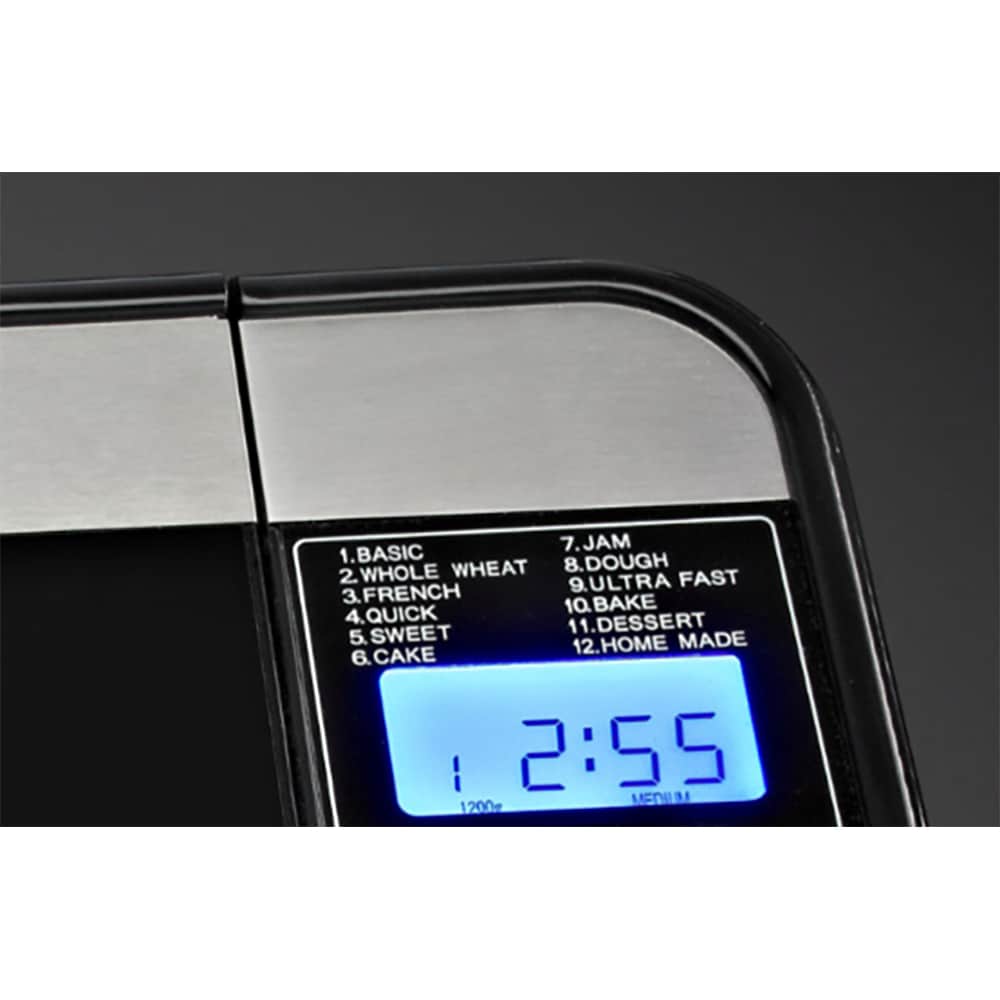 Masina de copt paine GORENJE BM1400E, 1.4kg, 12 programe, 815W, argintiu-negru