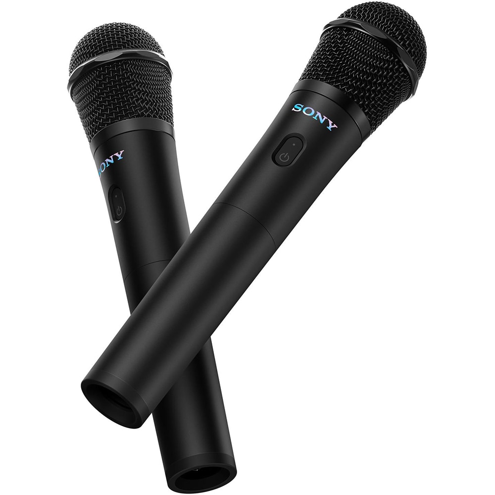 Set 2 microfoane dinamice cu dongle wireless SONY Ult Mic, USB Type-C, negru