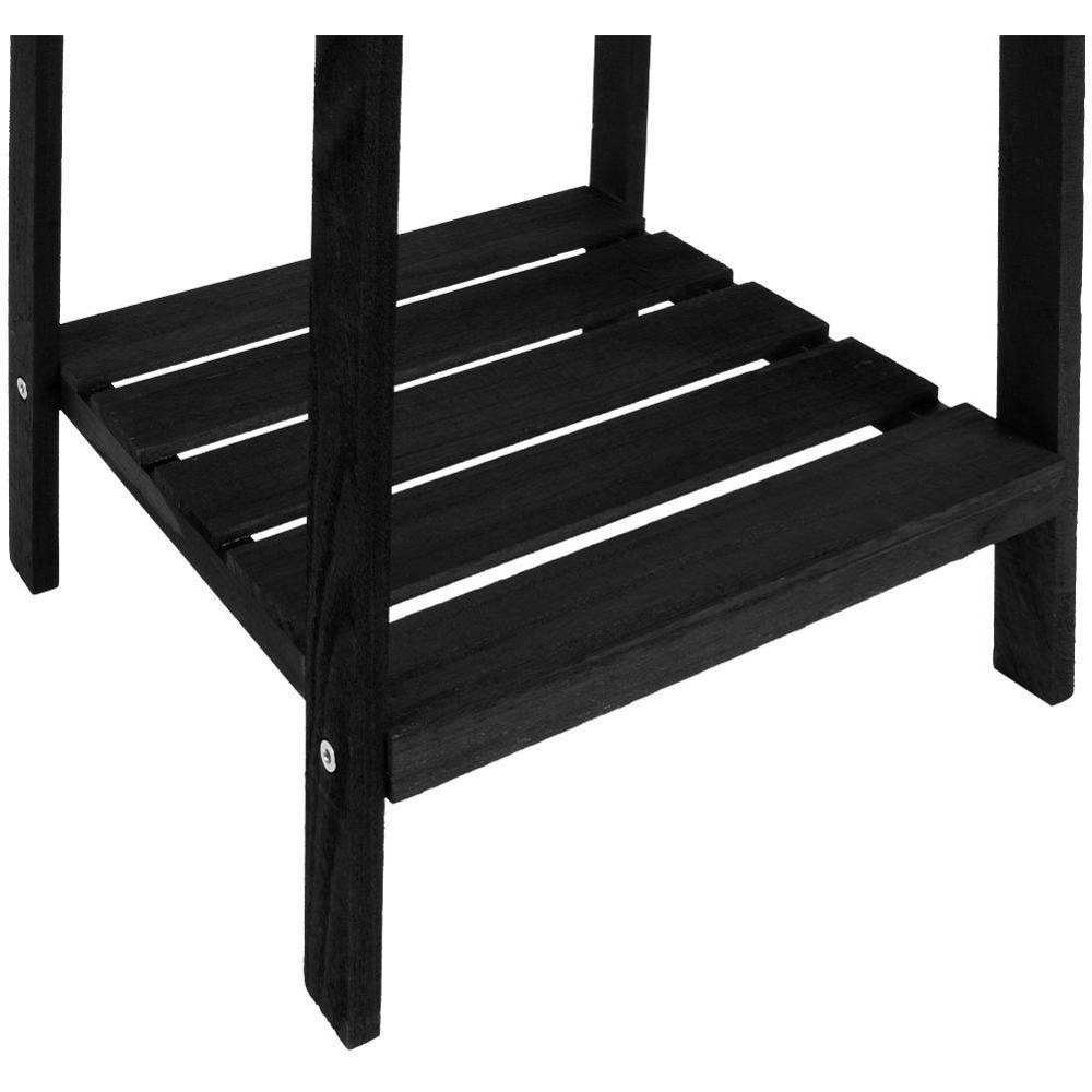 Raft podea DD1400400, 30 x 30 x 66 cm, negru