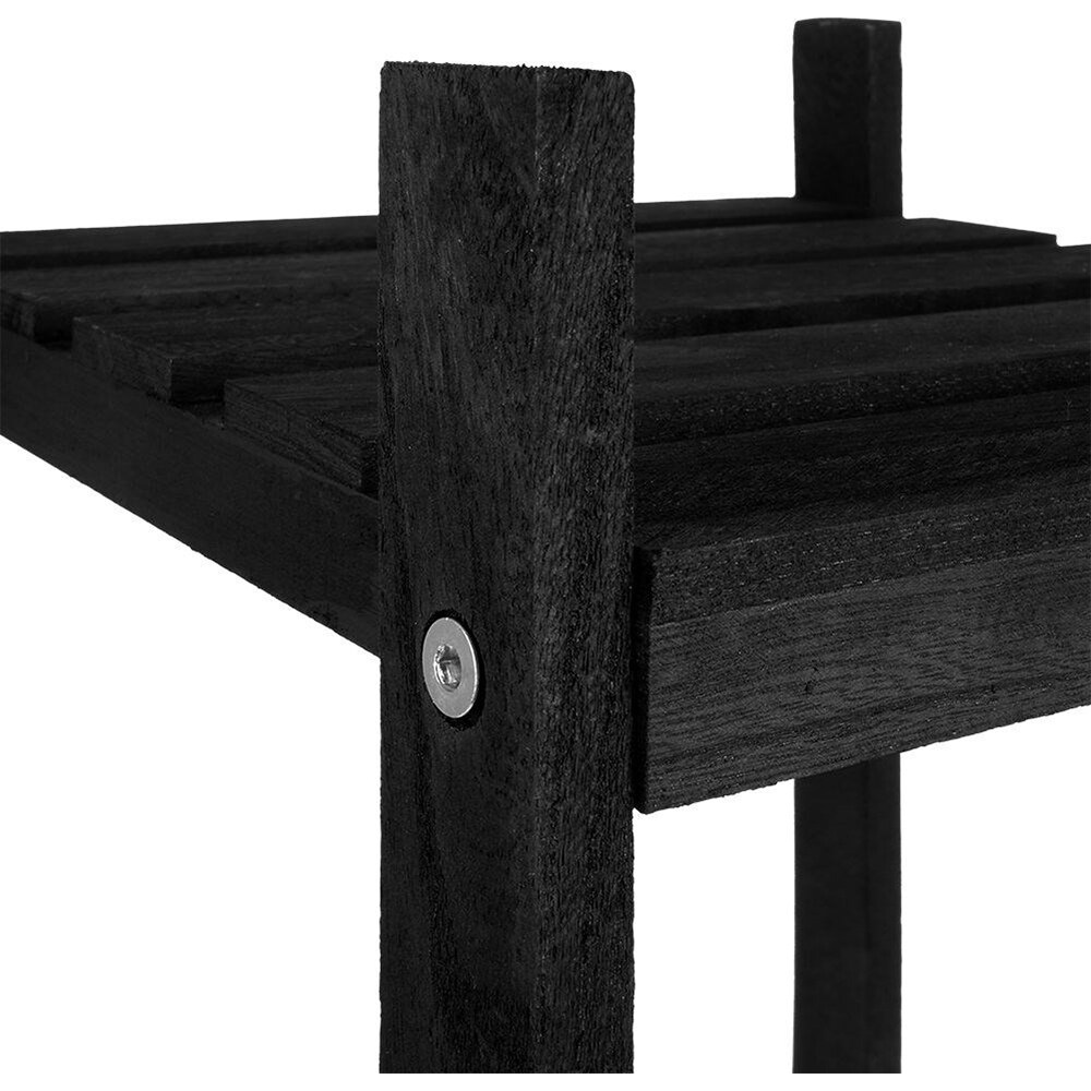 Raft podea DD1400420, 30 x 30 x 150 cm, negru