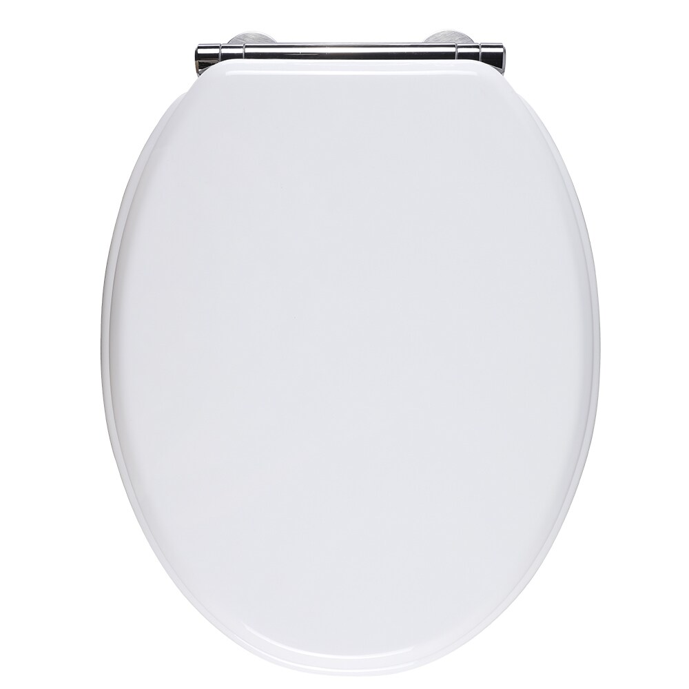Capac WC GOODHOME Pilica MD328UK01, inchidere lenta, duroplast, alb