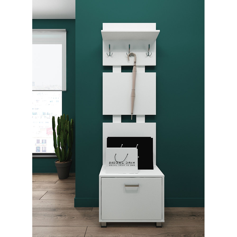 Pantofar Henry, frasin alb, 60 x 28.5 x 49.5 cm