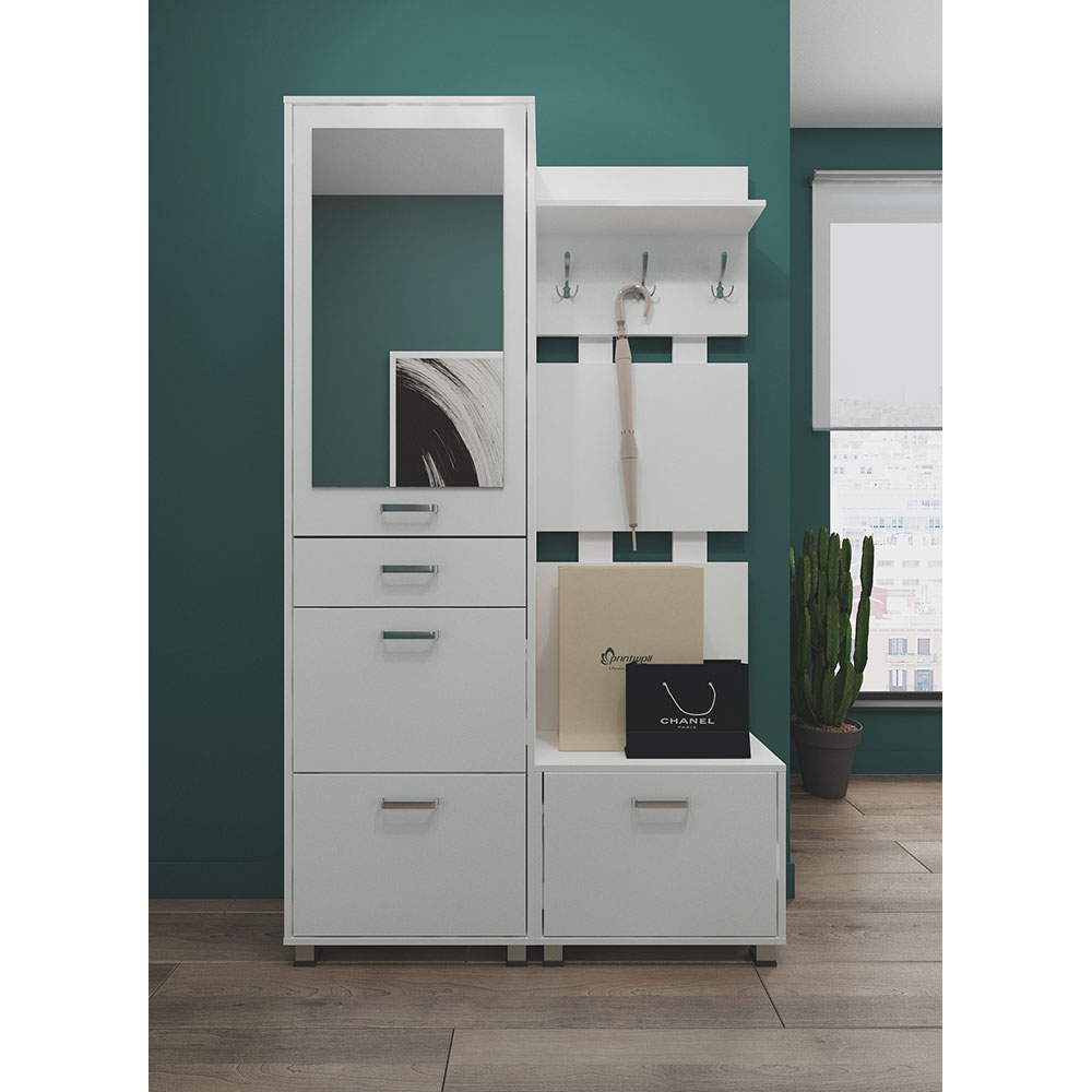 Pantofar Henry, frasin alb, 60 x 28.5 x 49.5 cm