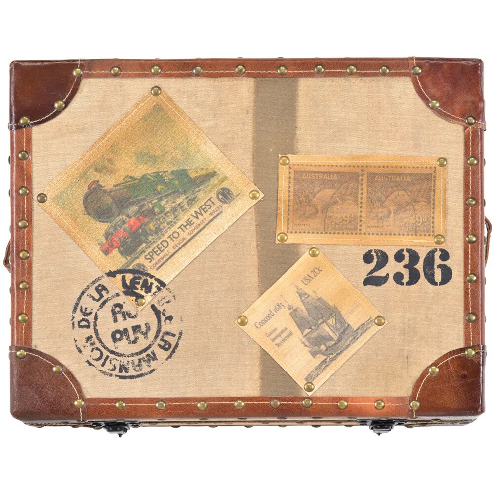 Cufar depozitare Exotic, 46 x 39 x 22 cm, multicolor