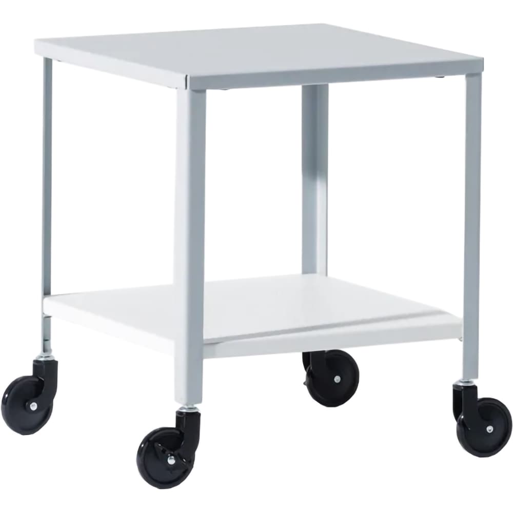 Masuta cu roti Corner, gri, 40 x 40 x 45 cm