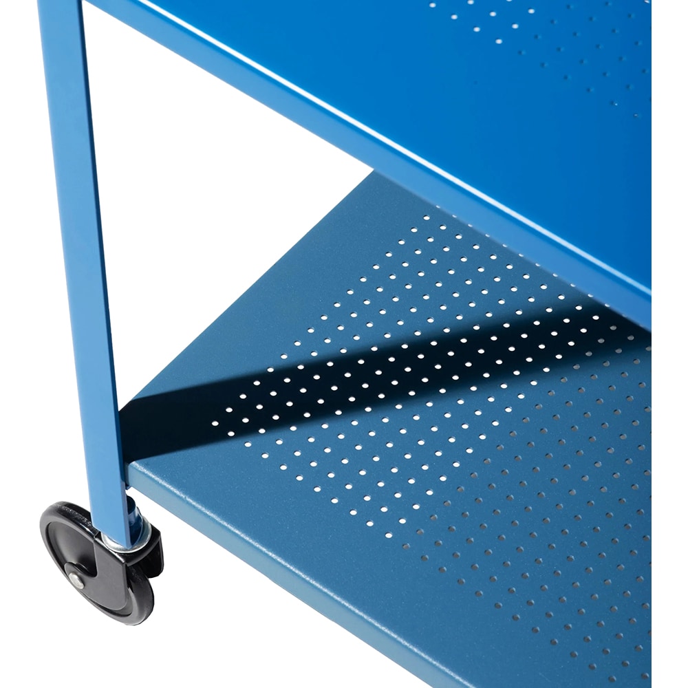 Masuta cu roti Corner Clasic, albastru, 75 x 40 x 50 cm