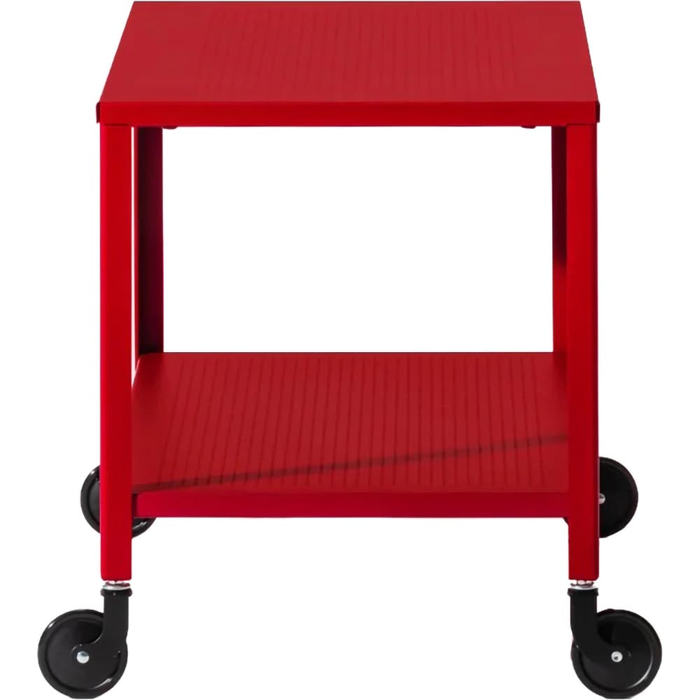 Masuta cu roti Corner Clasic, rosu, 75 x 40 x 50 cm