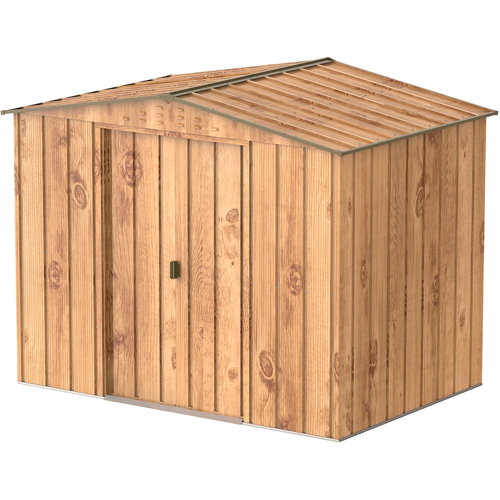 Casuta gradina DURAMAX Top 8X6, otel, 261.6 x 183 x 204.5 cm, maro