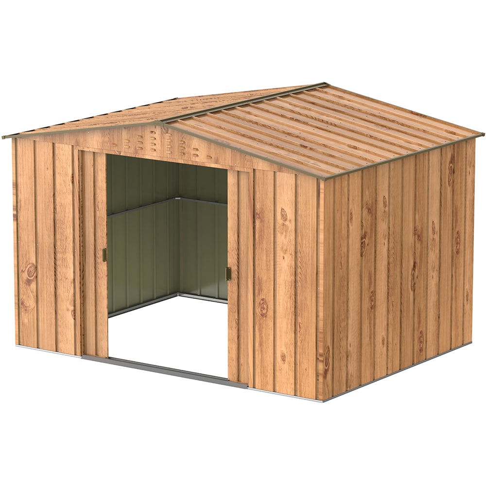 Casuta gradina DURAMAX Top 10X8, otel, 321.8 x 243.3 x 209.3 cm, maro