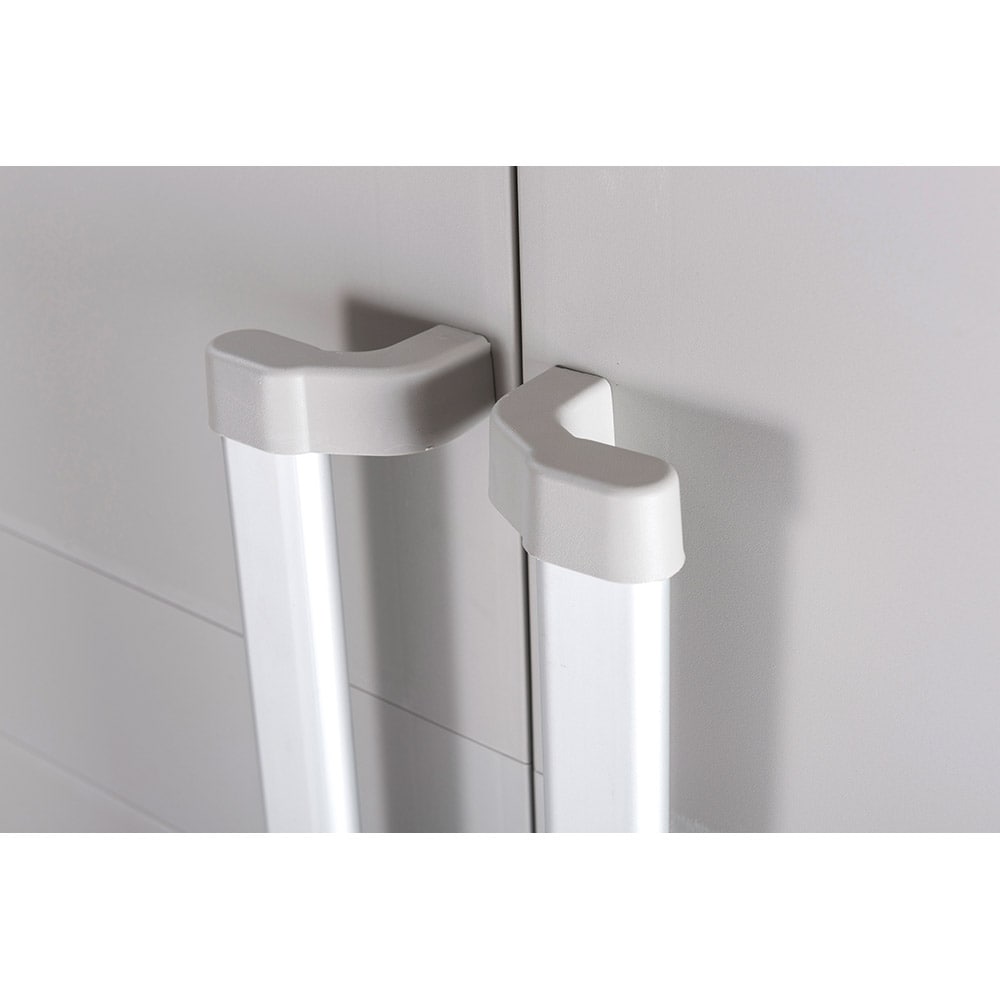 Dulap depozitare gradina TOOMAX Urban XL, polipropilena, 78 x 49 x 182 cm, gri