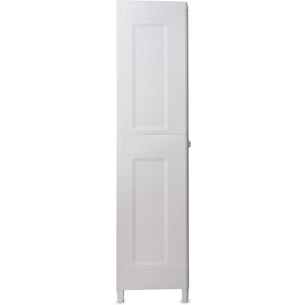 Dulap depozitare gradina TOOMAX Florida XL, polipropilena, 78 x 46 x 182 cm, gri