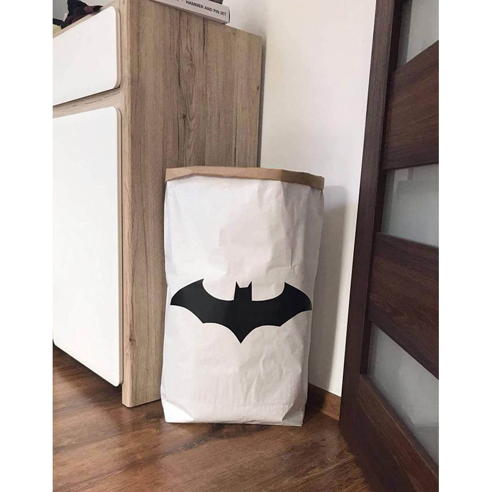 Sac depozitare Bat, 50 x 80 x 80 cm, crem-negru