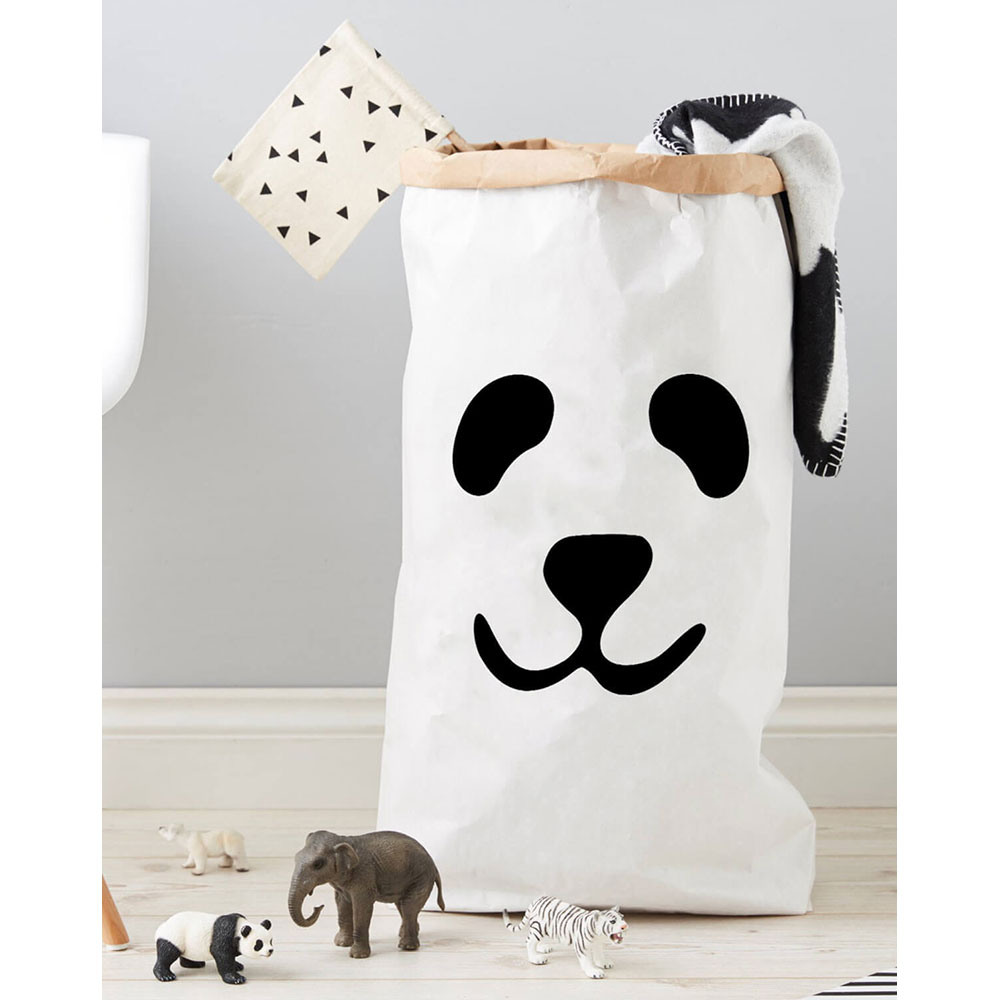Sac depozitare Dog, 50 x 80 x 80 cm, alb-negru