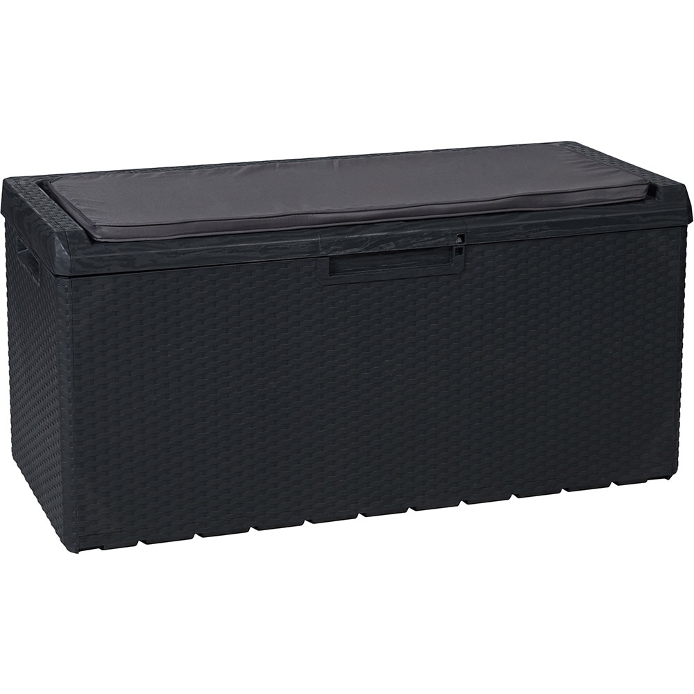 Lada depozitare gradina TOOMAX Portonovo, polipropilena, 123.7 x 54 x 58.7 cm, antracit