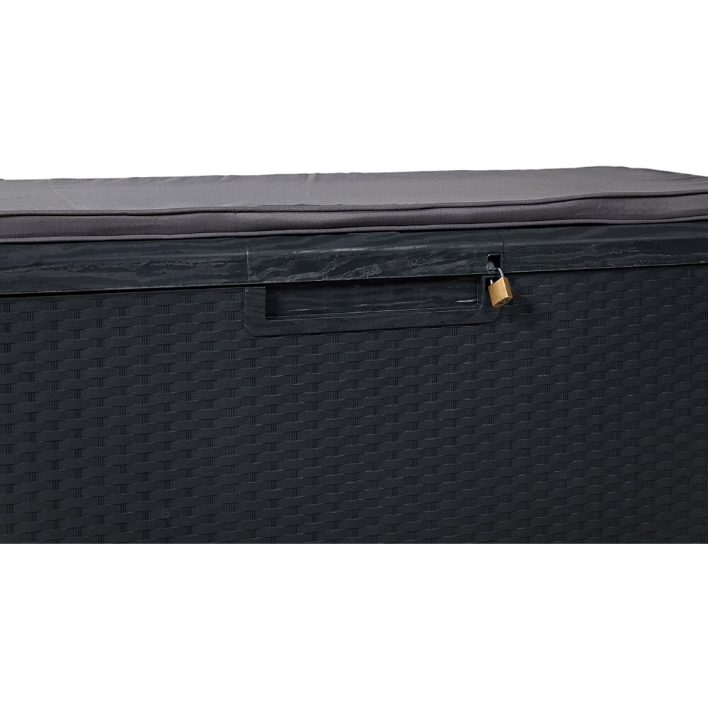 Lada depozitare gradina TOOMAX Portonovo, polipropilena, 123.7 x 54 x 58.7 cm, antracit