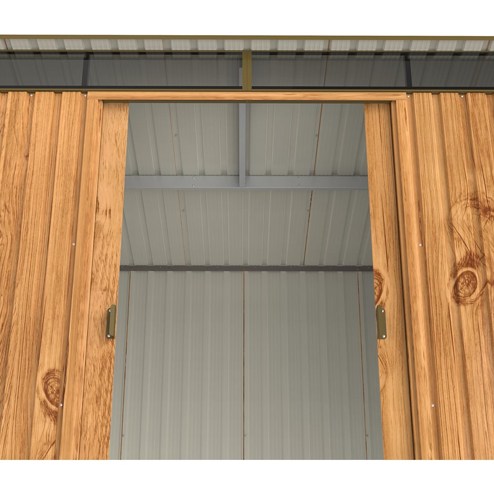 Casuta gradina DURAMAX Skylight 8X6, otel, 263.5 x 184.3 x 201.8 cm, maro