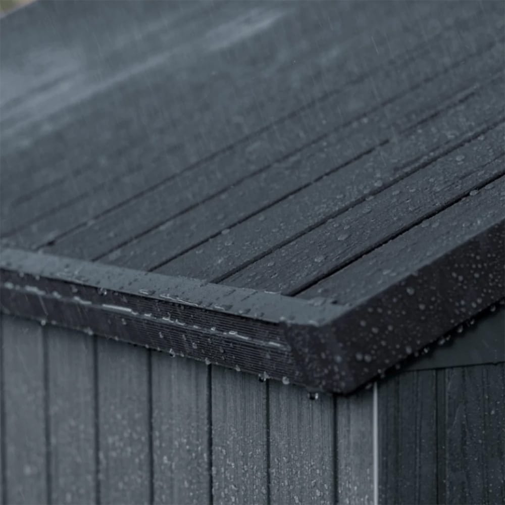 Casuta gradina KETER Darwin 6x8, evotech, 244 x 190 x 221 cm, gri