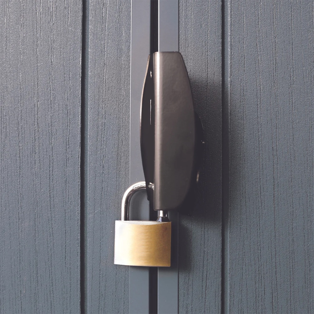 Casuta gradina KETER Darwin 6x8, evotech, 244 x 190 x 221 cm, gri