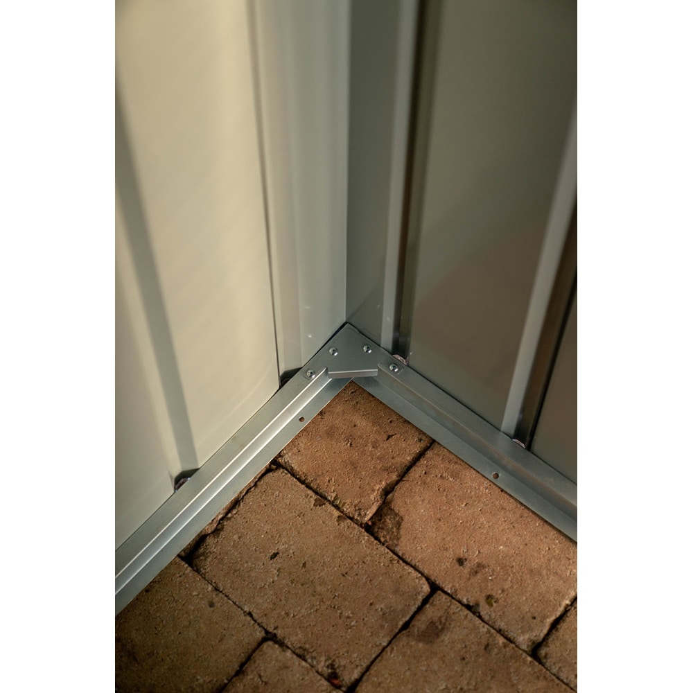 Casuta gradina GLOBEL Lean-On 5x6, metal, 155 x 180 x 203 cm, antracit