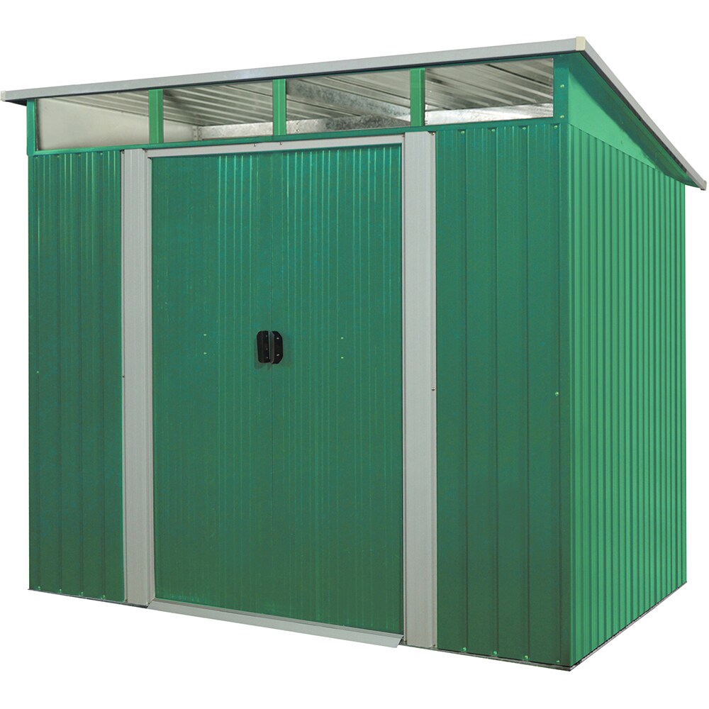 Casuta gradina PERGART Lubeck V 86, metal, 194 x 238 x 203 cm, verde