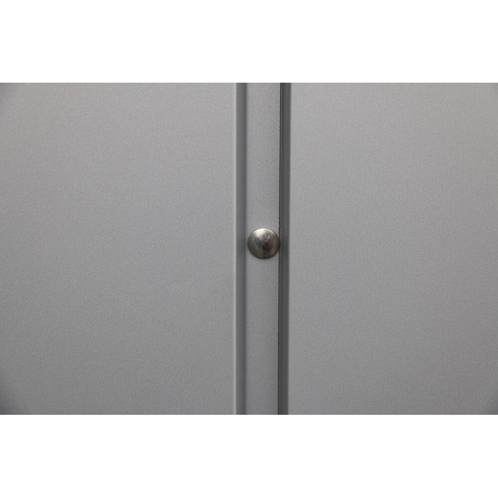 Casuta gradina DURAMAX Palladium 6X5, otel, 198.6 x 196.5 x 228.9 cm, argintiu