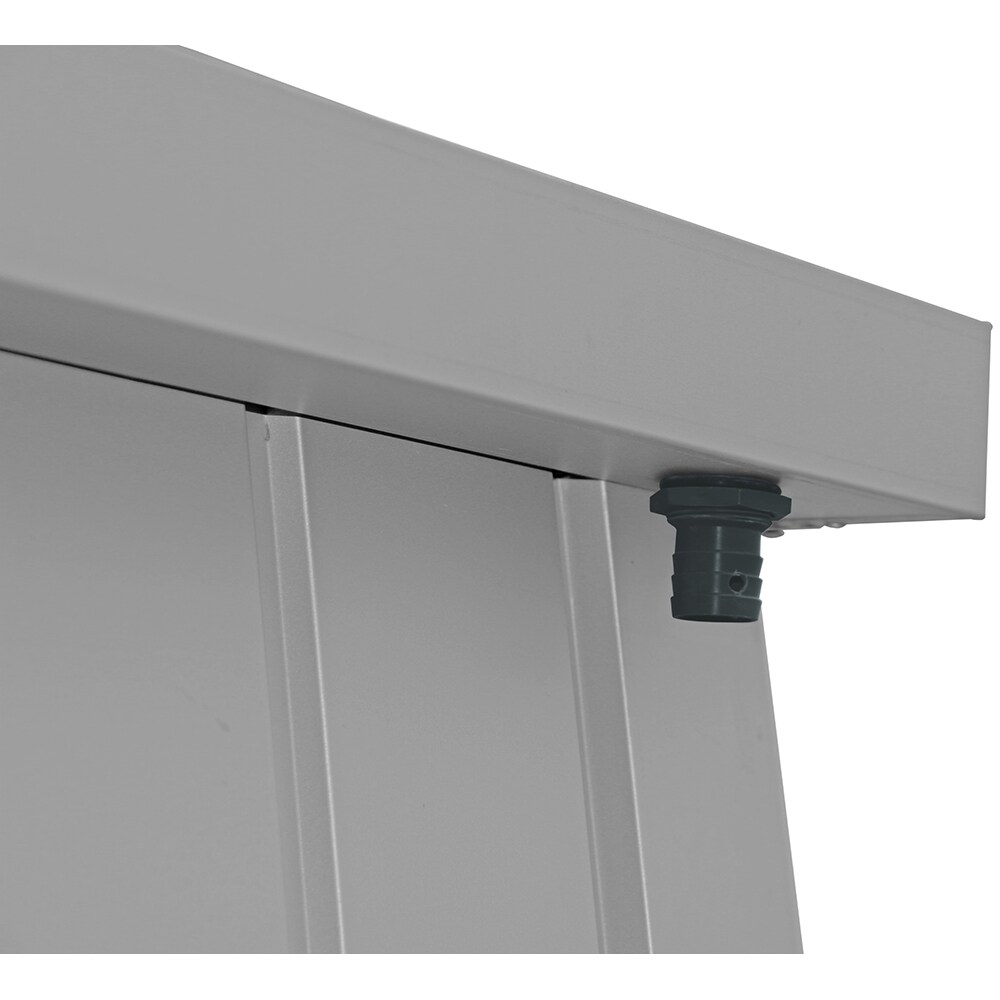 Casuta gradina DURAMAX Palladium 6X5, otel, 198.6 x 196.5 x 228.9 cm, argintiu