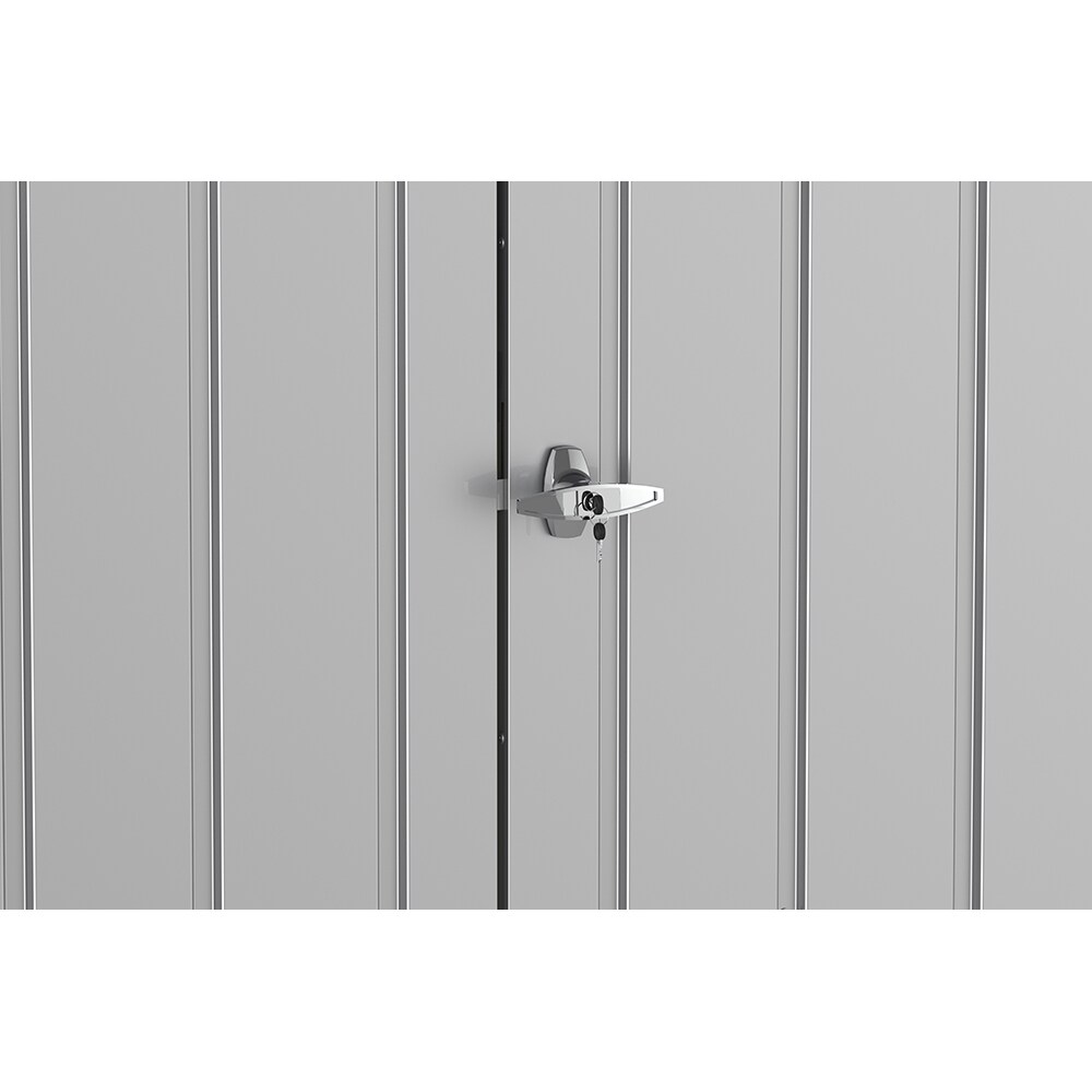 Magazie gradina DURAMAX Palladium, otel, 98.1 x 77 x 196 cm, argintiu