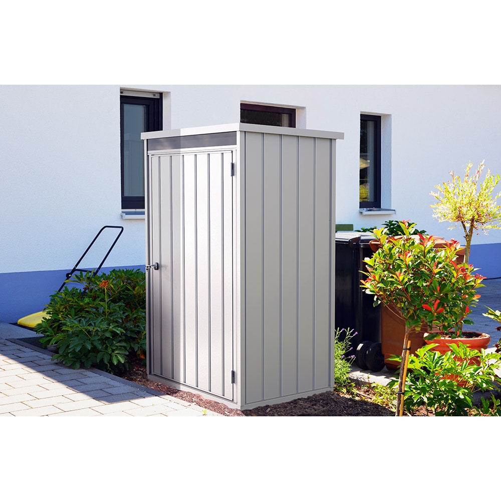 Magazie gradina DURAMAX Palladium, otel, 98.1 x 77 x 196 cm, argintiu