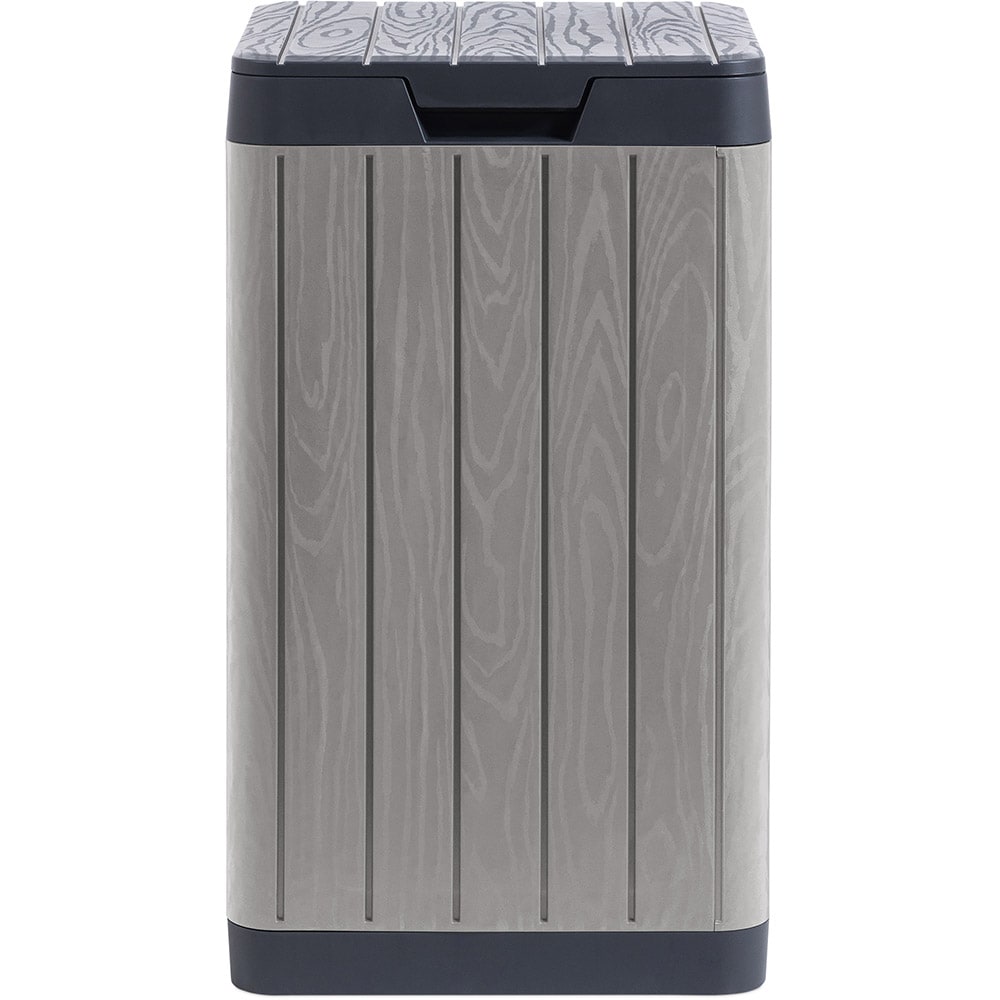 Cos gunoi gradina TOOMAX Rio, 38 x 38 x 65 cm, antracit-gri