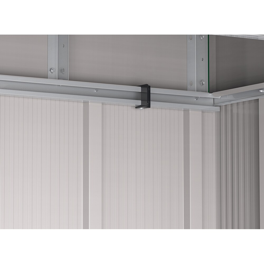 Casuta gradina DURAMAX Eco 6X4, otel, 203.1 x 123.6 x 176 cm, antracit