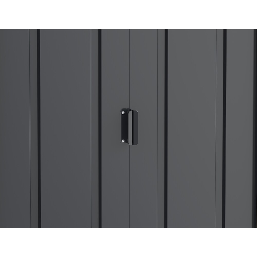 Casuta gradina DURAMAX Eco 6X4, otel, 203.1 x 123.6 x 176 cm, antracit