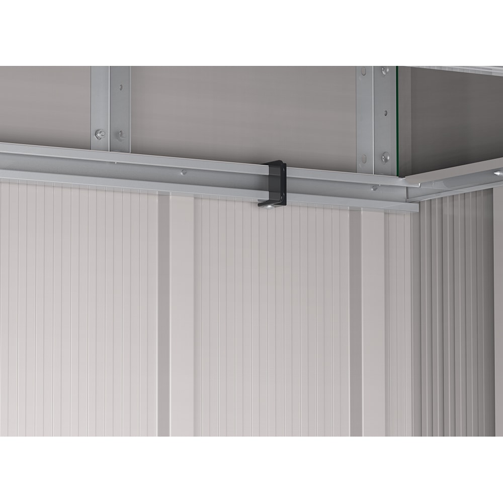 Casuta gradina DURAMAX Eco 8X4, otel, 263 x 123.6 x 181 cm, antracit