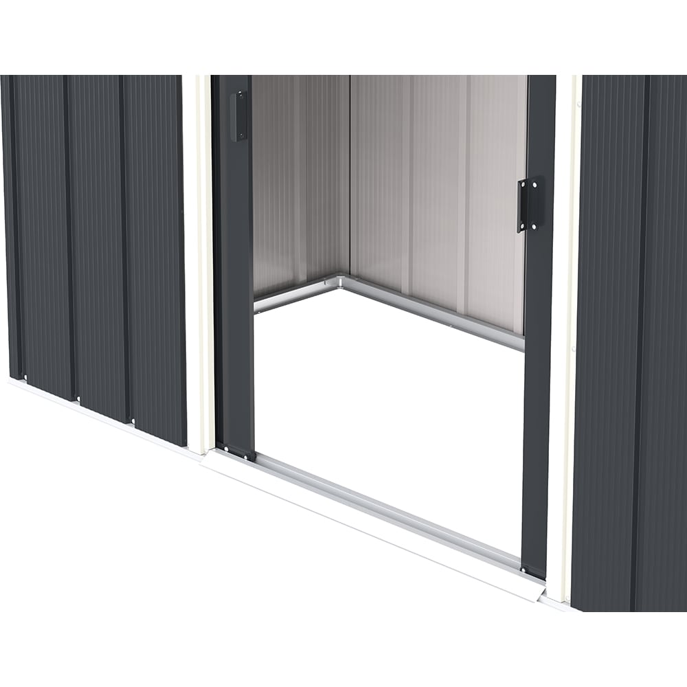 Casuta gradina DURAMAX Eco 8X4, otel, 263 x 123.6 x 181 cm, antracit