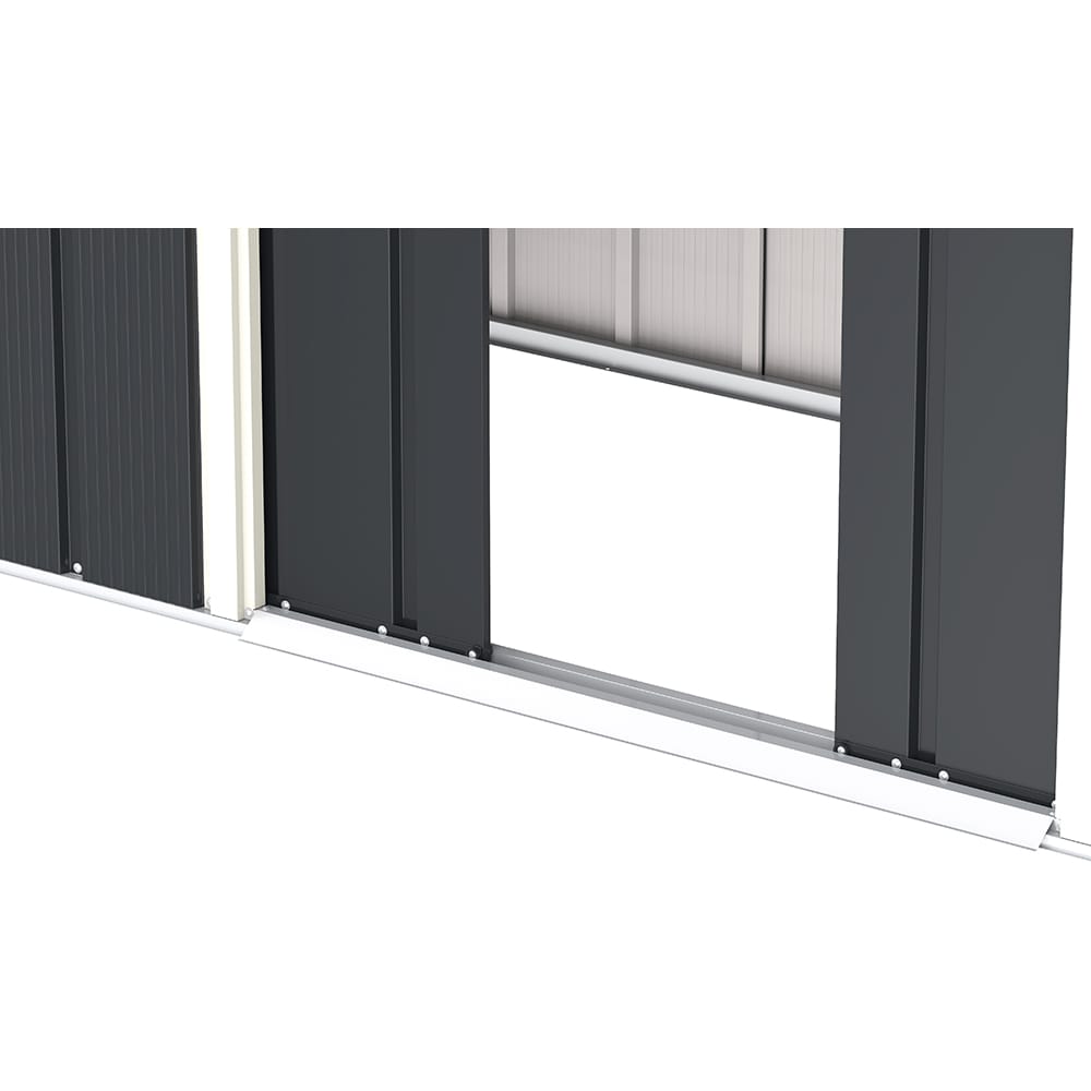 Casuta gradina DURAMAX Eco 8X4, otel, 263 x 123.6 x 181 cm, antracit