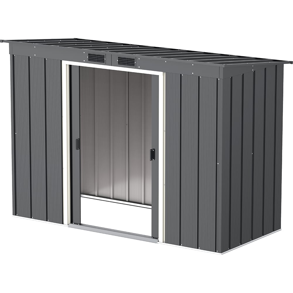 Casuta gradina DURAMAX Eco 8X4, otel, 263 x 123.6 x 181 cm, antracit