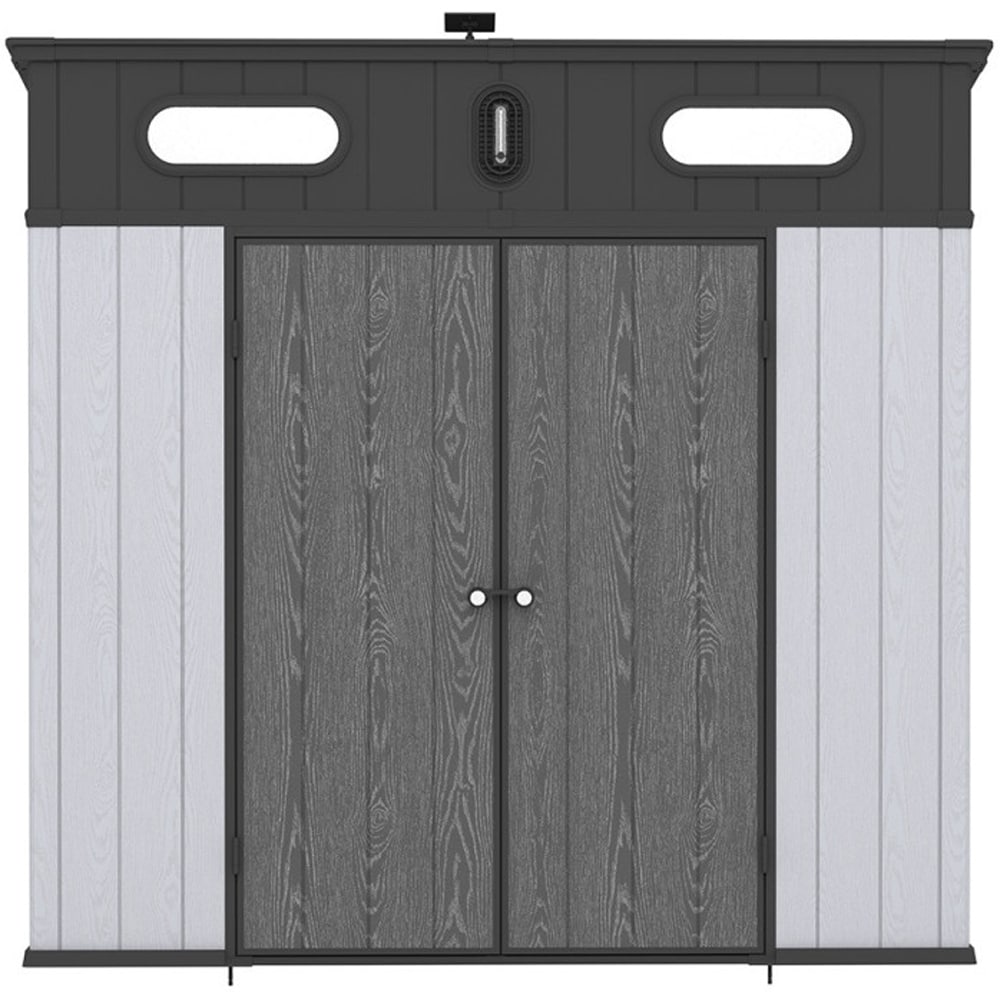 Casuta gradina NATURE REVOLUTION Sirius Pent 8X7, plastic, 210.7 x 240.4 x 226.5 cm, gri antracit