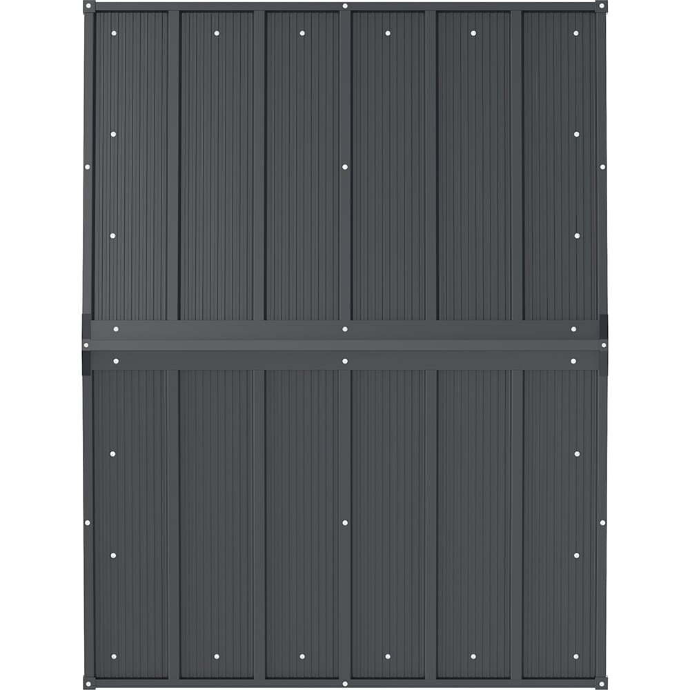 Casuta gradina DURAMAX Eco 5X4, otel, 161.6 x 123 x 182.1 cm, antracit