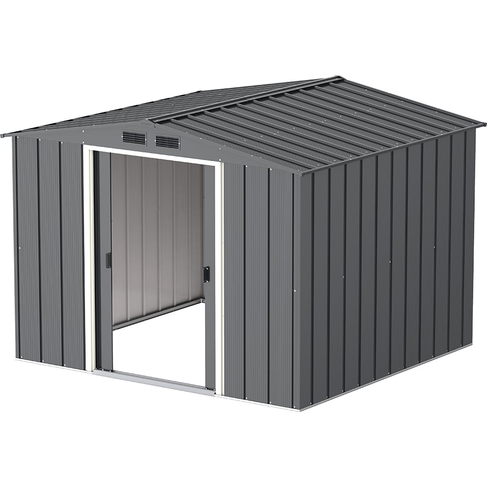 Casuta gradina DURAMAX Eco 8X8, otel, 262 x 242.2 x 191 cm, antracit