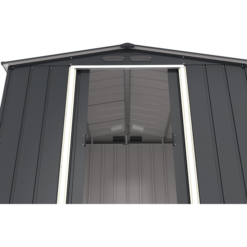 Casuta gradina DURAMAX Eco 8X8, otel, 262 x 242.2 x 191 cm, antracit