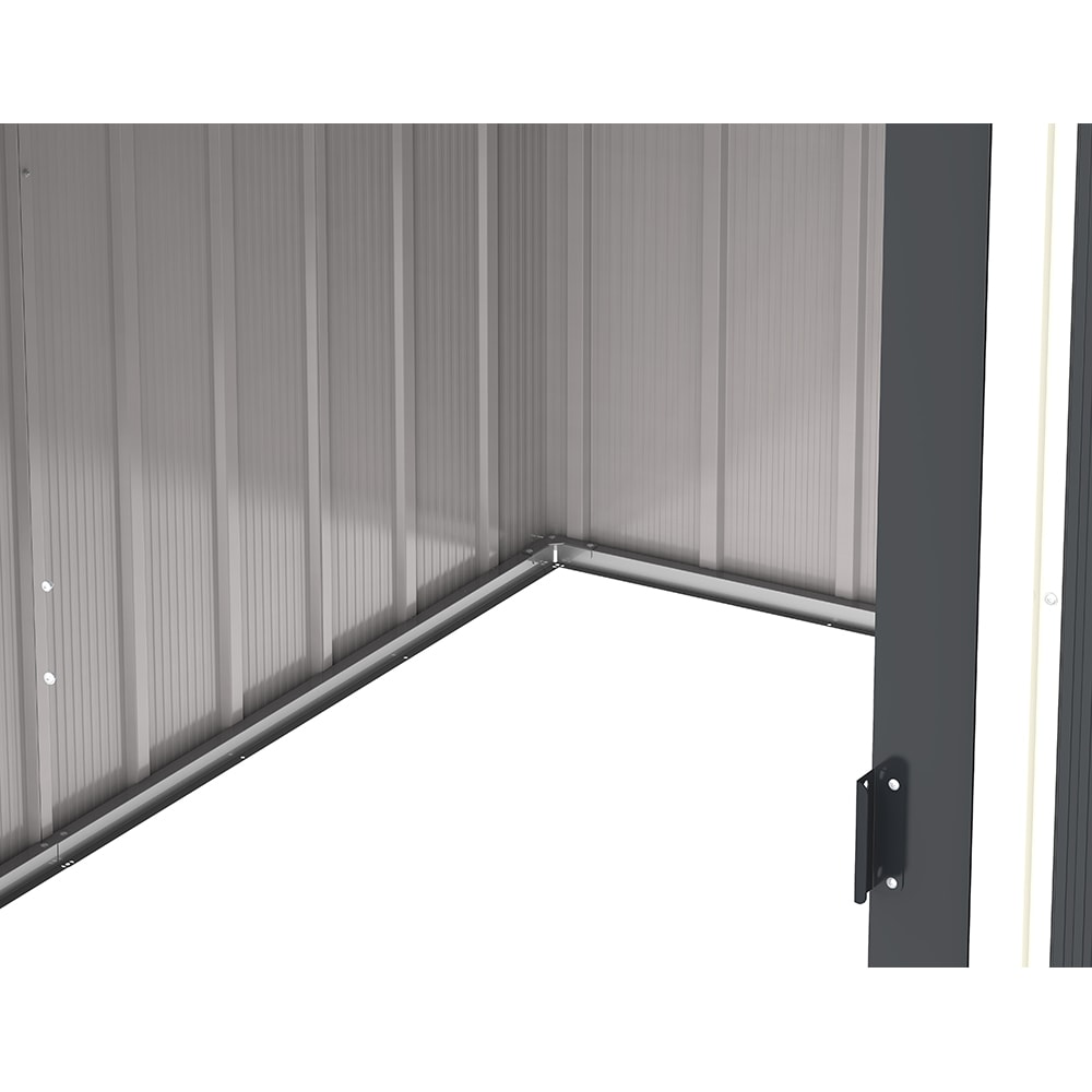 Casuta gradina DURAMAX Eco 8X8, otel, 262 x 242.2 x 191 cm, antracit