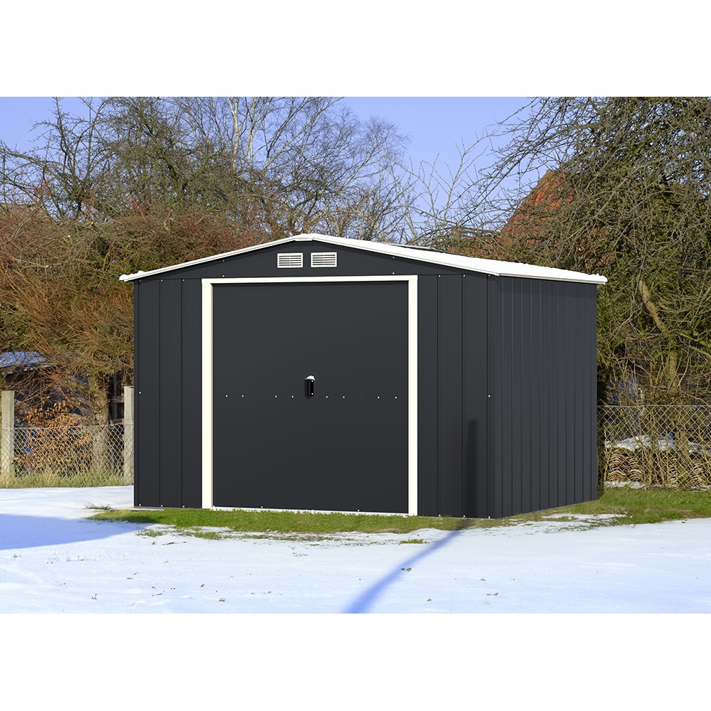 Casuta gradina DURAMAX Eco 10X8, otel, 322.1 x 242.2 x 196.1 cm, antracit