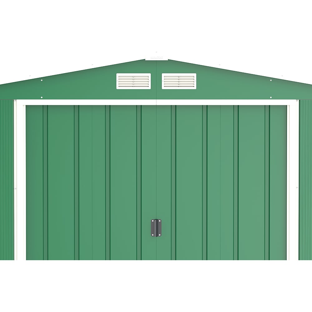 Casuta gradina DURAMAX Eco 10X10, otel, 322.1 x 302.3 x 196.1 cm, verde