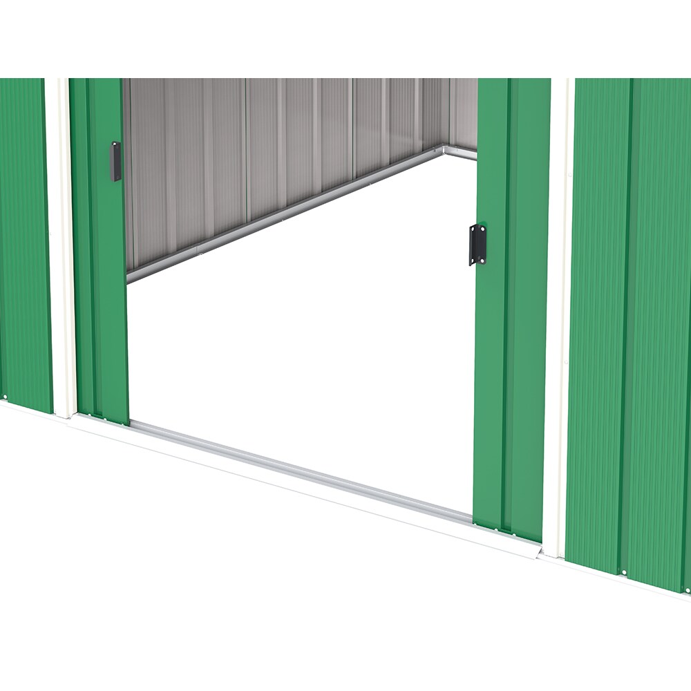 Casuta gradina DURAMAX Eco 10X10, otel, 322.1 x 302.3 x 196.1 cm, verde