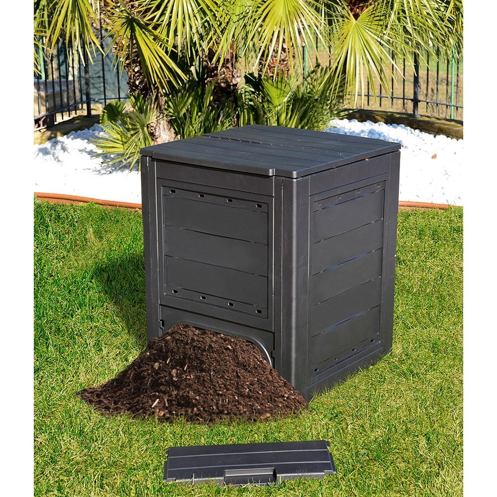 Compostor gradina TOOMAX Ambition, 60 x 60 x 73 cm, negru