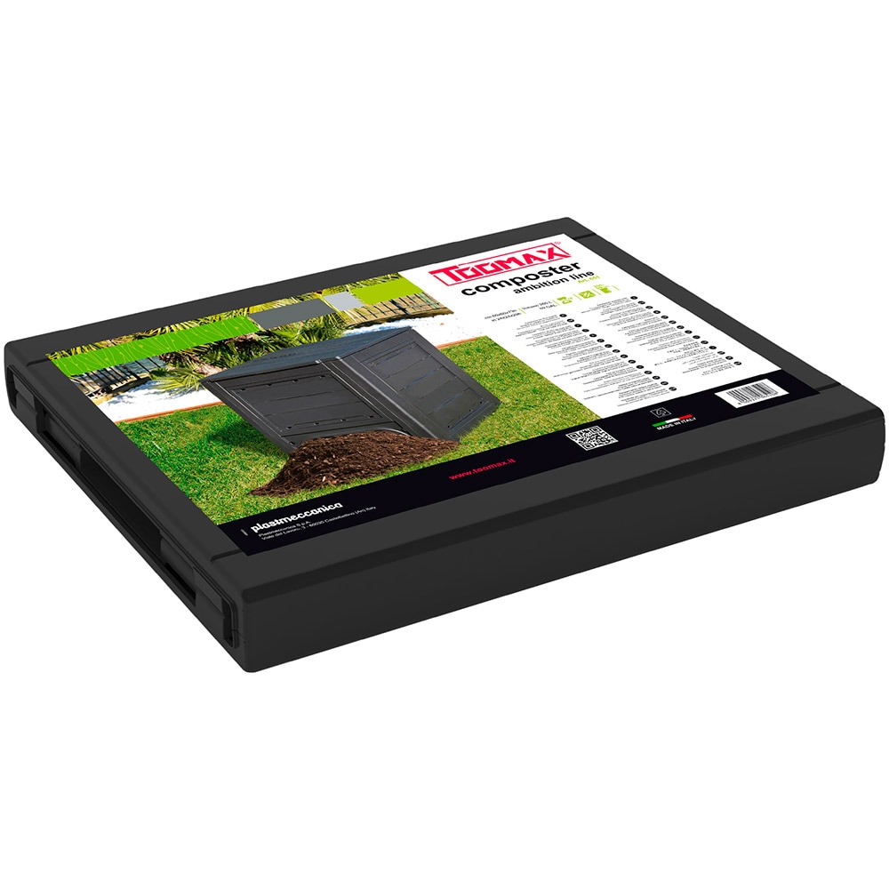 Compostor gradina TOOMAX Ambition, 60 x 60 x 73 cm, negru
