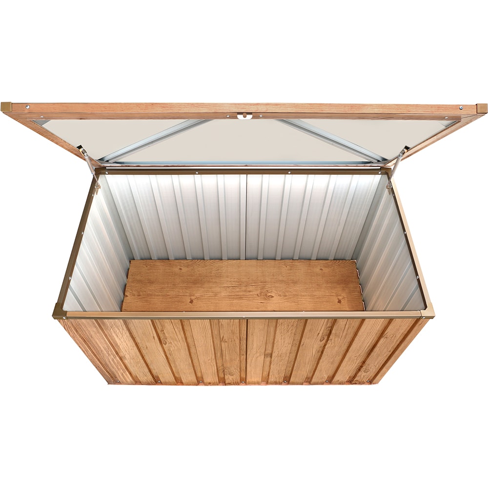 Lada depozitare gradina DURAMAX DH 1.3 585 L, 133.8 x 73 x 72.7 cm, maro